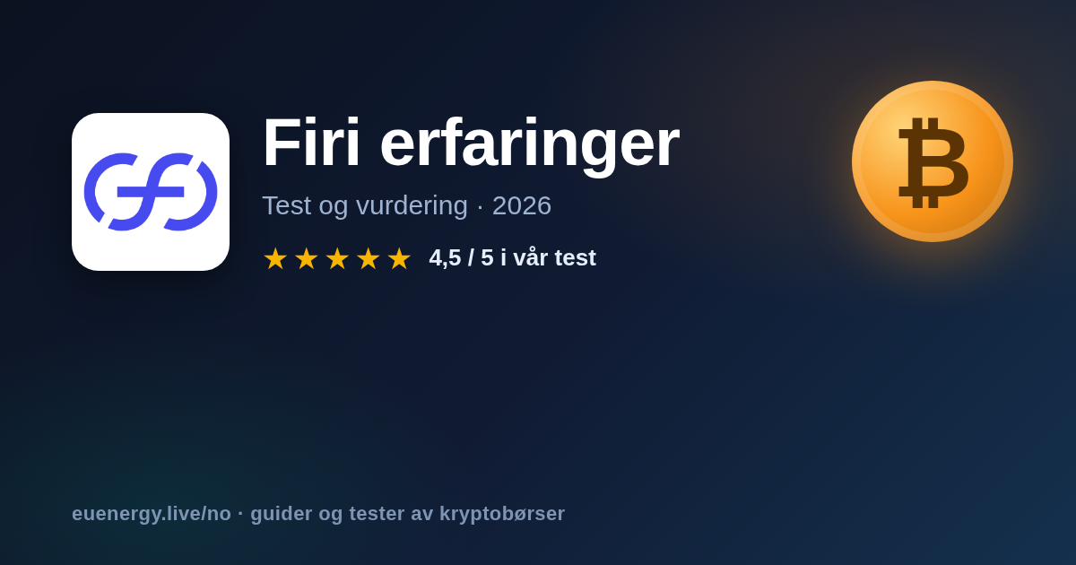 Firi erfaringer