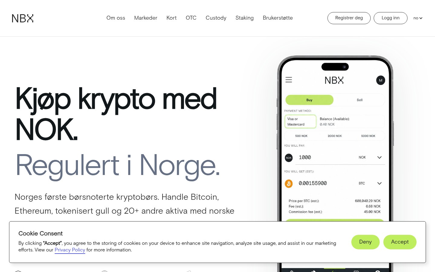 NBX erfaringer – norsk kryptobørs med handel i NOK