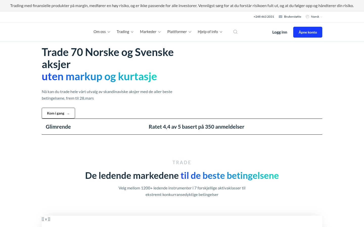 Skilling erfaringer – tradingplattform med norske sider